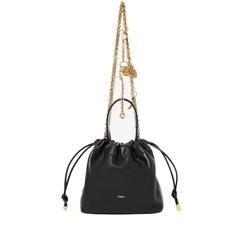 Chloé Schultertasche Mini Leather Shoulder Bag Black