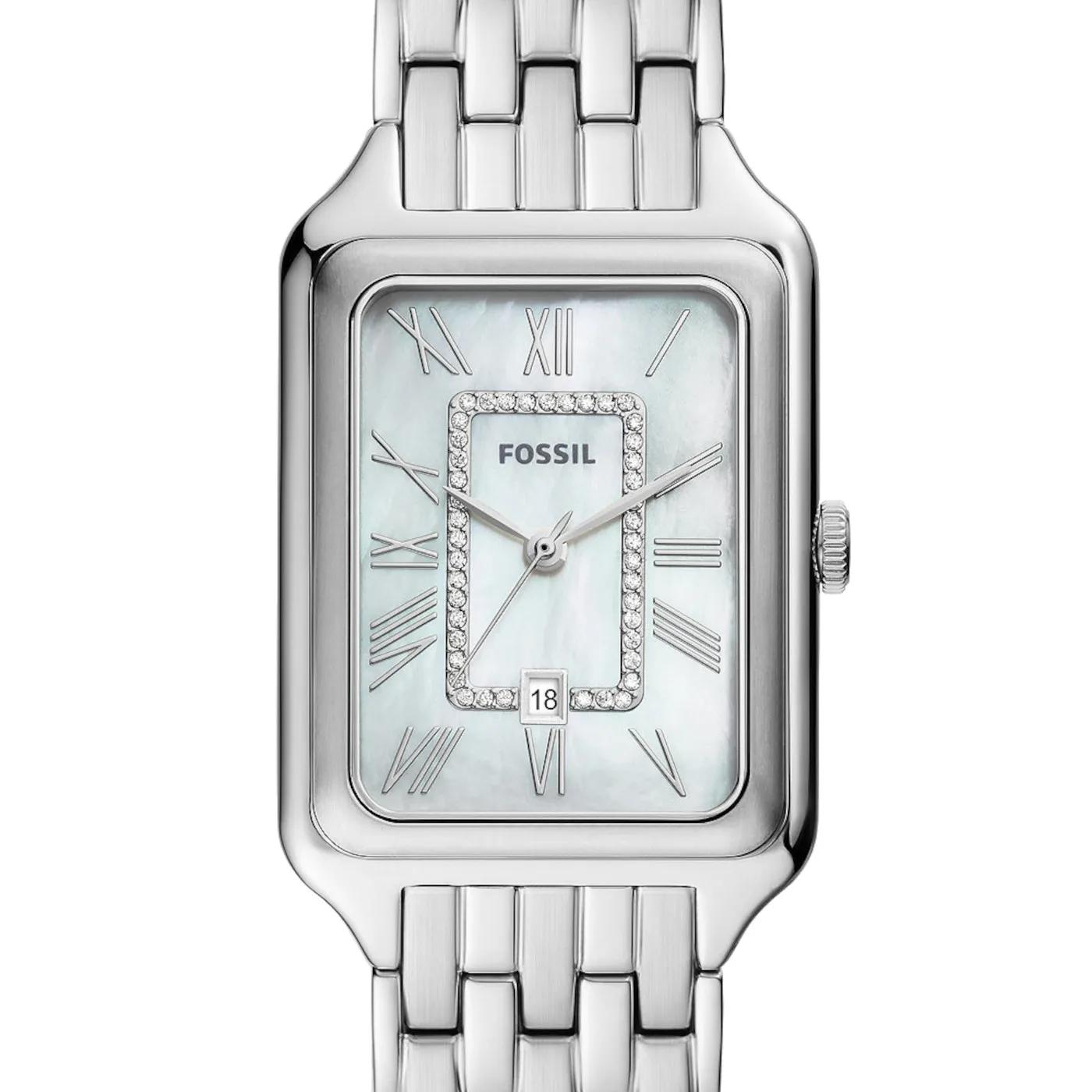 Thumbnail - Fossil Uhr - Raquel Three-Hand Date Stainless Steel Watch - Gr. unisize - in Silber - für Damen