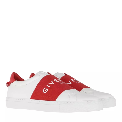 Givenchy Paris Webbing Sneaker Leather Red/White Slip-On Sneaker