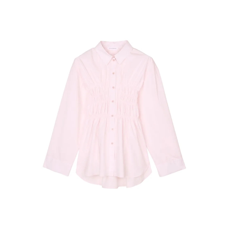 Cecille Bahnsen Overhemd Braxton Shirt Cotton Pink