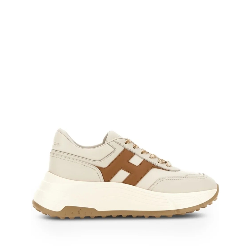 Hogan Lage-top sneaker Silk And Nylon Sneakers Neutrals