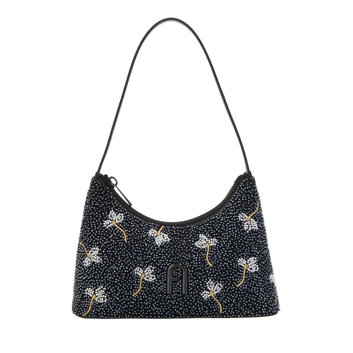 Furla Hobo Bag - Furla Diamante Mini Shoulder Bag - Gr. unisize - in Schwarz - für Damen