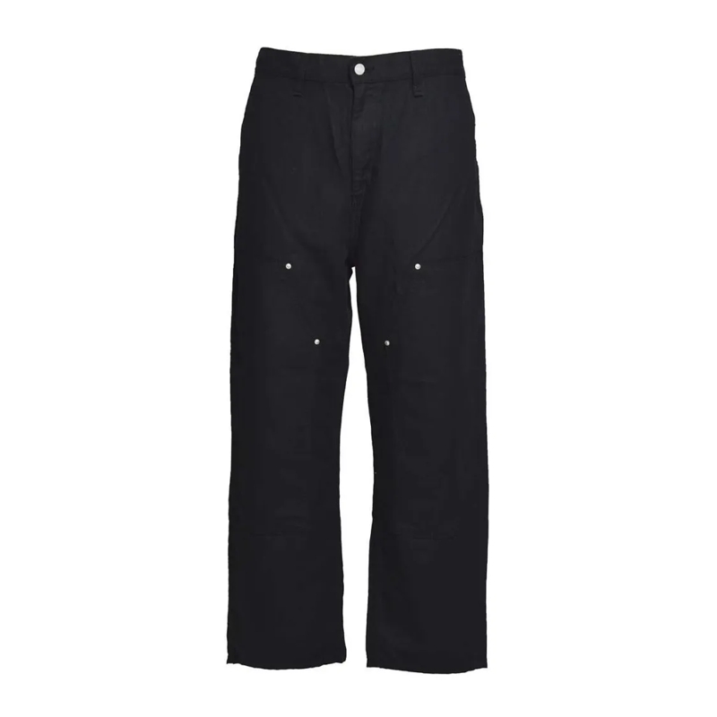 Carhartt Wip Pantalon de costume Relaxed Tapered Double Knee Pants In Cotton Black
