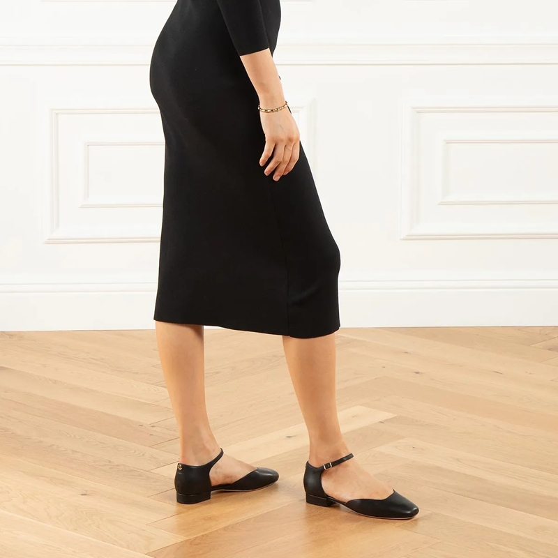 Lauren Ralph Lauren Mary Janes Emellie Mj Flats Mary Jane Black