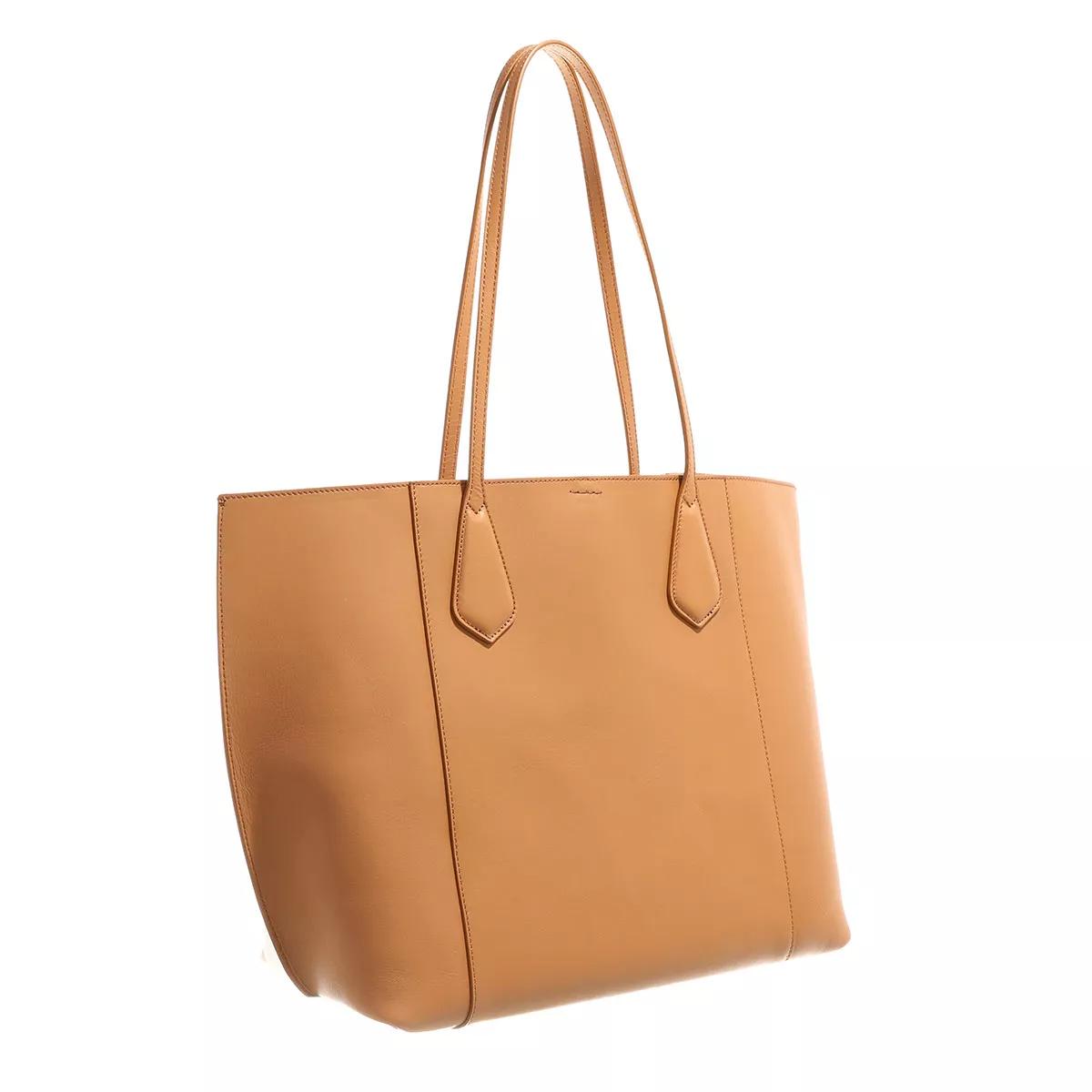 LANCEL: tote bag in printed canvas - Camel  Lancel tote bags A11656 CAMEL  online at