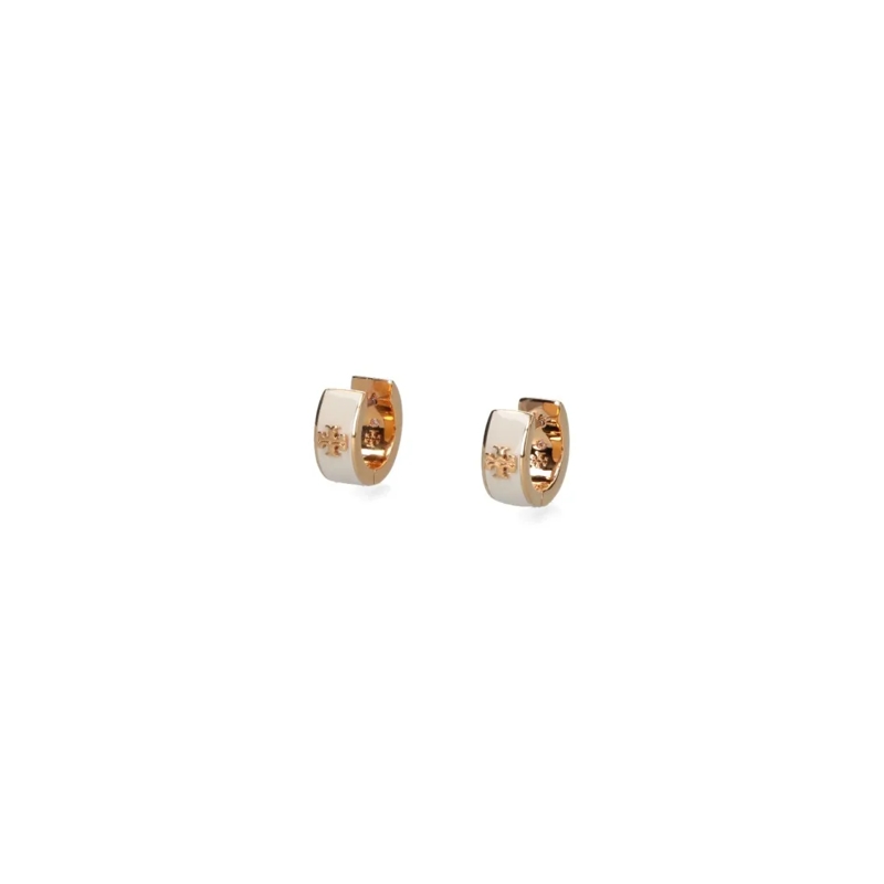Tory Burch Oorknopjes Polished Gold Hoop Earrings Gold
