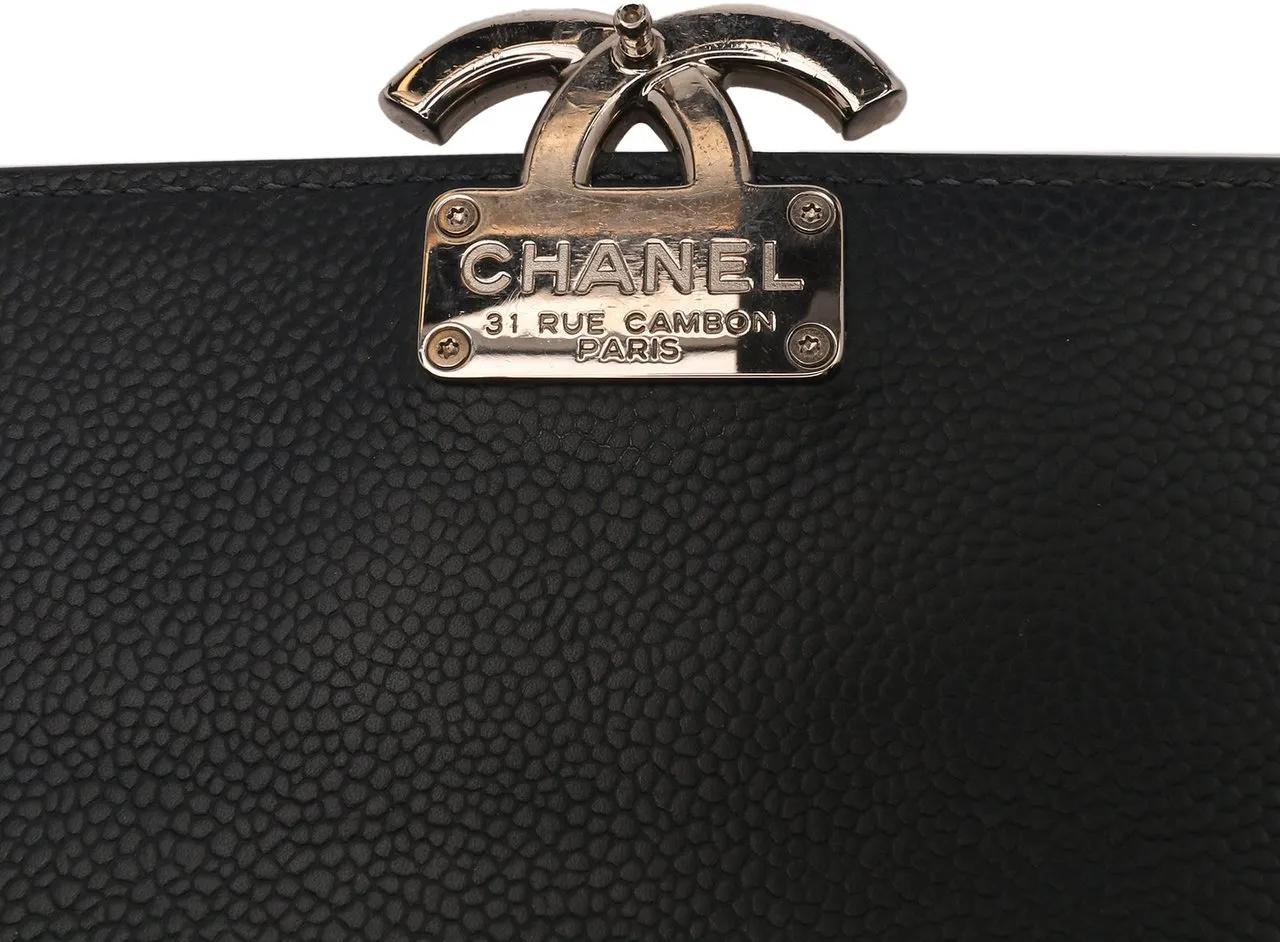 Thumbnail - Chanel Hobo Bags - 2017-2018 Mini Quilted Caviar CC Box Flap - Gr. unisize - in Blau - für Damen