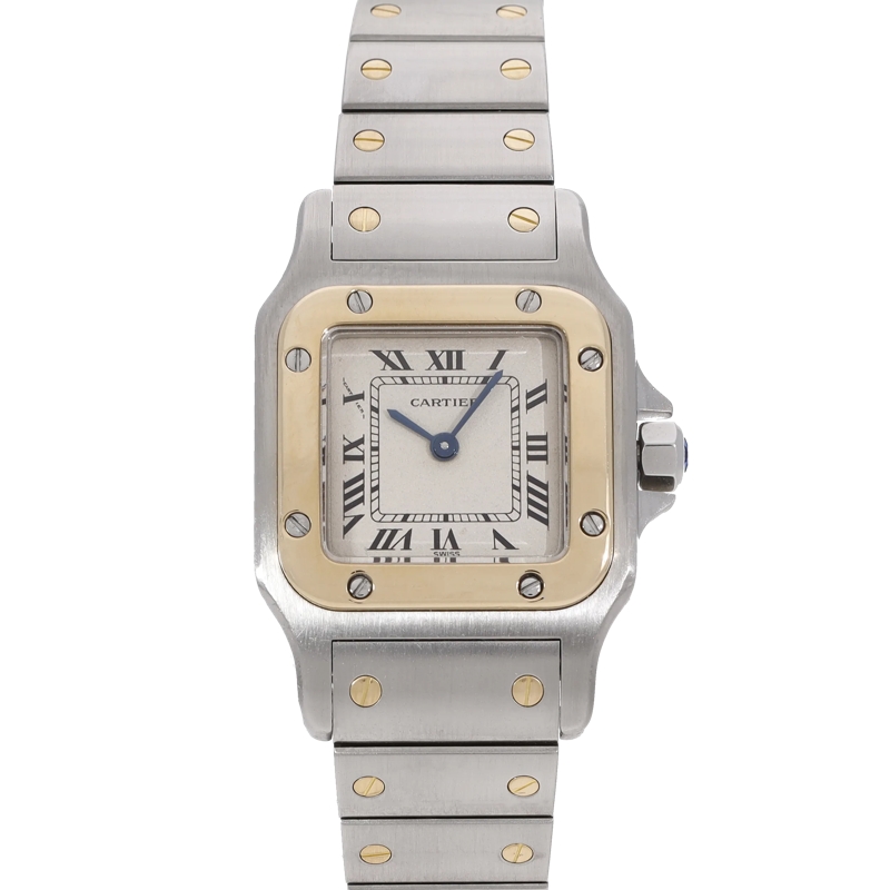 Cartier Automatikuhr Santos Champagner