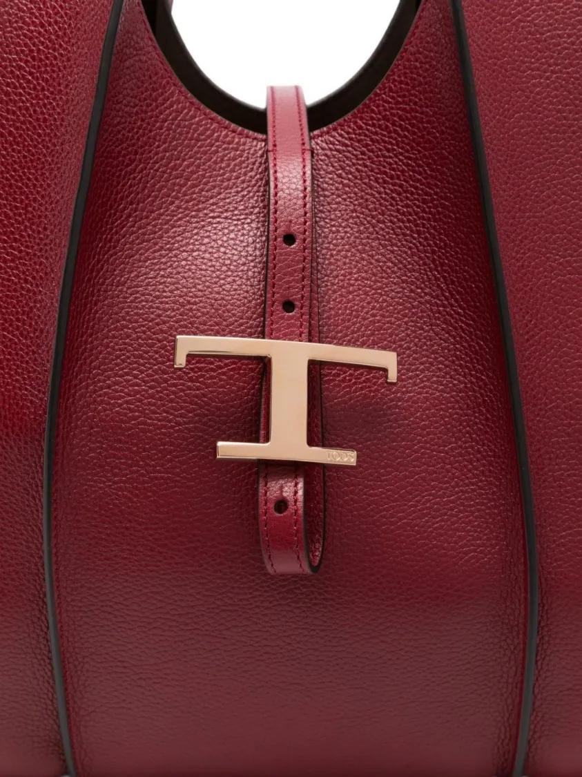 Thumbnail - Tod's Shopper & Totes - Deep Red Calfskin Shopper Bag - Gr. unisize - in Rot - für Damen