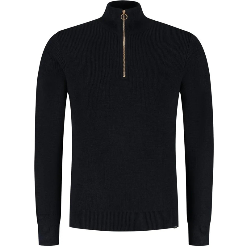 Paul & Shark  Men's Knitted Wool Zipped Sweater blau