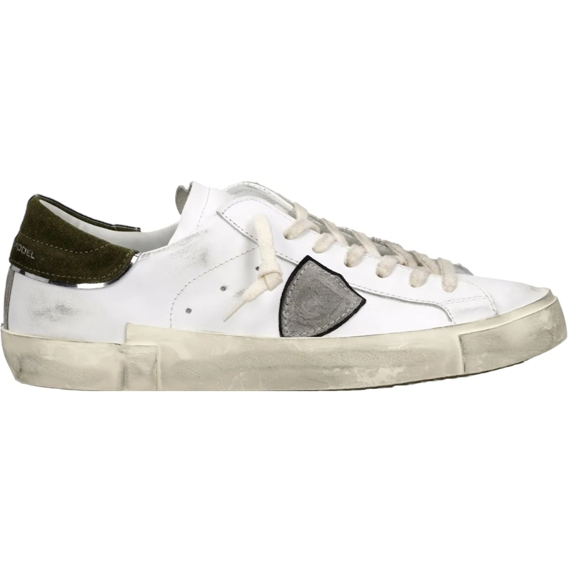 Philippe Model Low-Top-Sneaker sneakers wit groen weiß