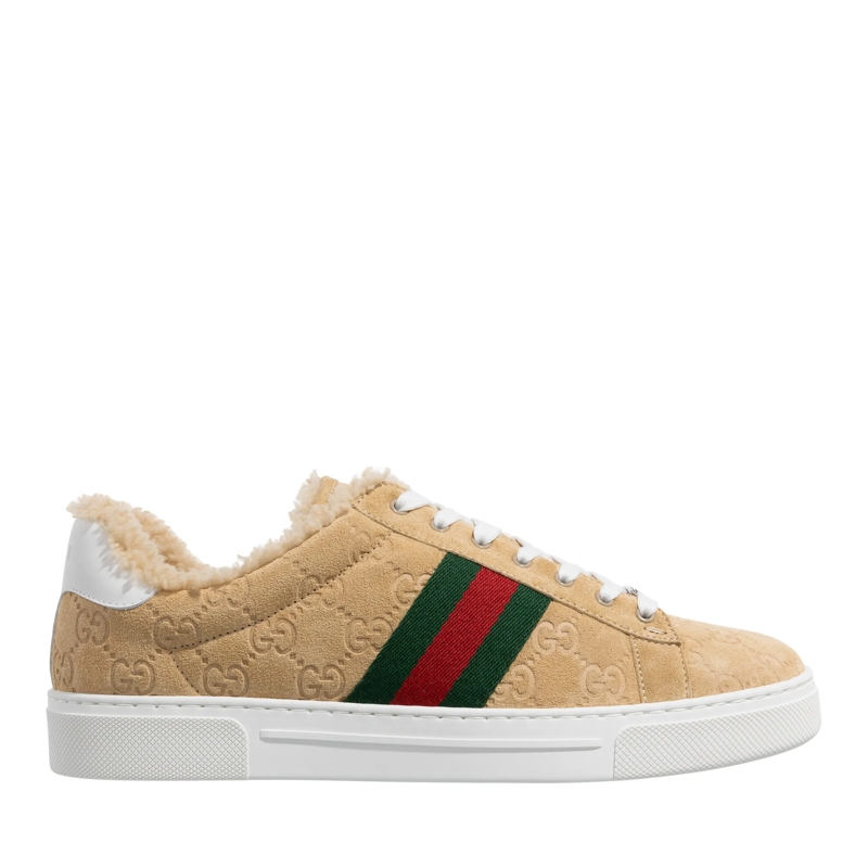 Gucci Low-Top-Sneaker Women's Ace Sneaker Light Brown / Green / Red