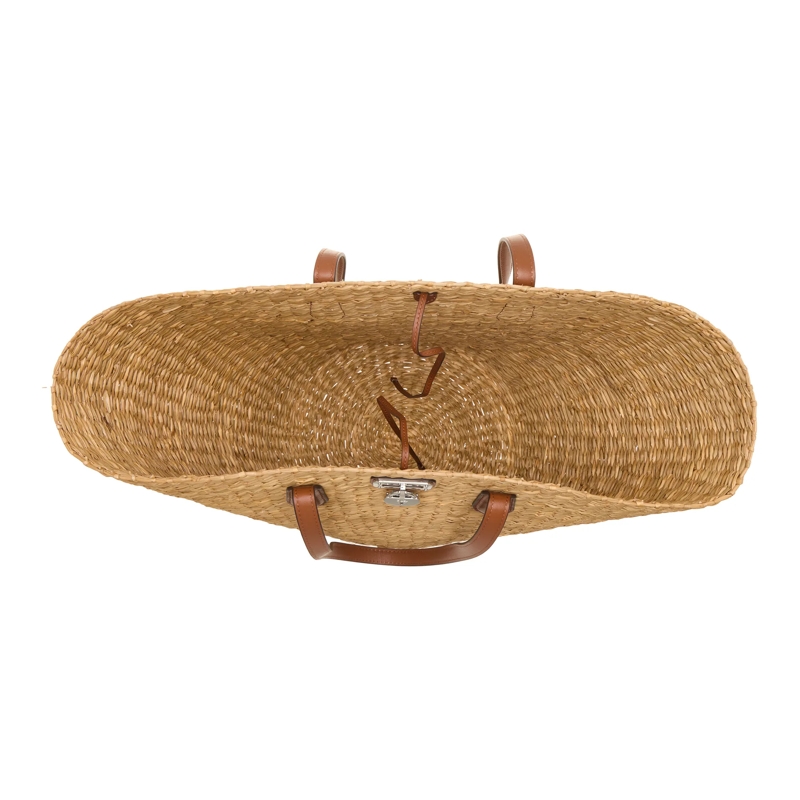 Lauren Ralph Lauren Korbtasche Tnr Lg Stw T Tote Extra Large Natural/Lauren Tan(Image 5)