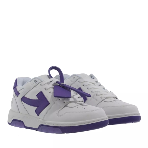 Off-White Out Of Office Calf Leather   White Violet låg sneaker