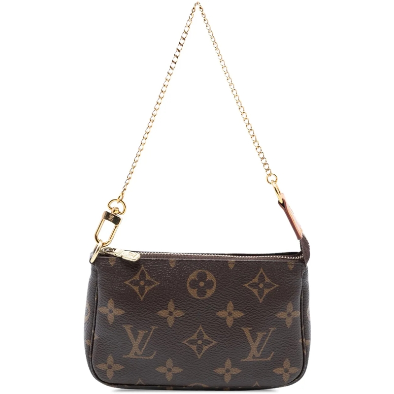 Louis Vuitton Tote Monogram Mini Pochette Accessoires braun