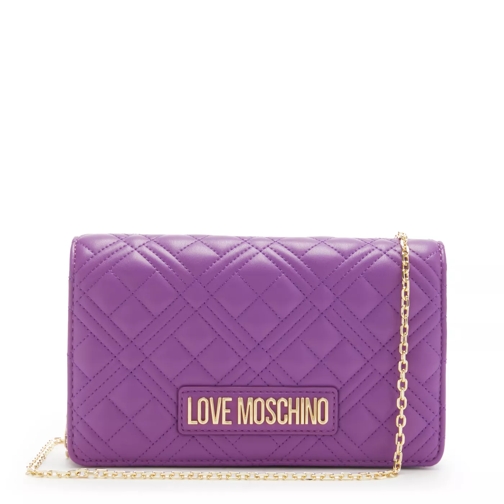 Love Moschino Love Moschino Quilted Bag Lila Schultertasche JC40 Violett Axelremsväska