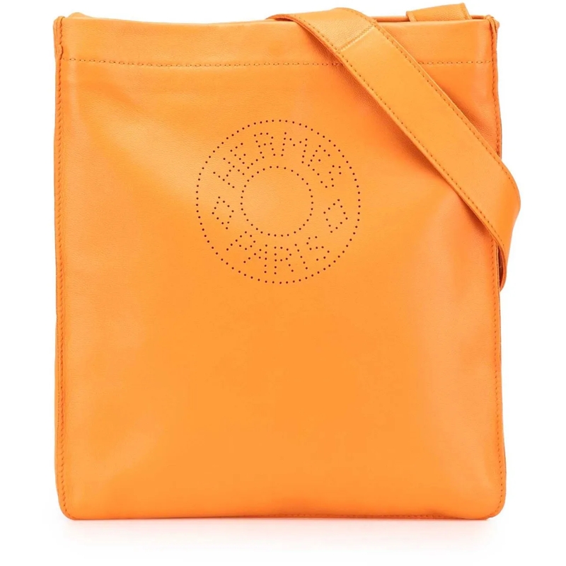 Hermès Sac à bandoulière Milo Clou de Selle Crossbody orange
