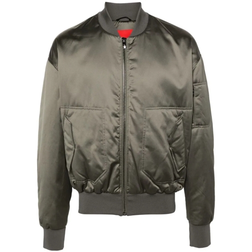 Ferrari Bomberjacks Grey Baseball Collar Jacket Grey