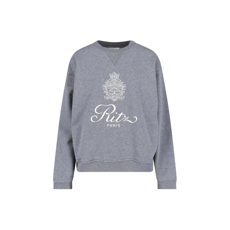 FRAME  'Ritz' Crewneck Sweatshirt – Grey & Navy Grey