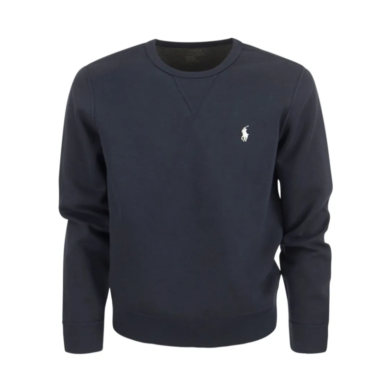 Polo Ralph Lauren  Double Knit Crew Neck Sweatshirt Blue