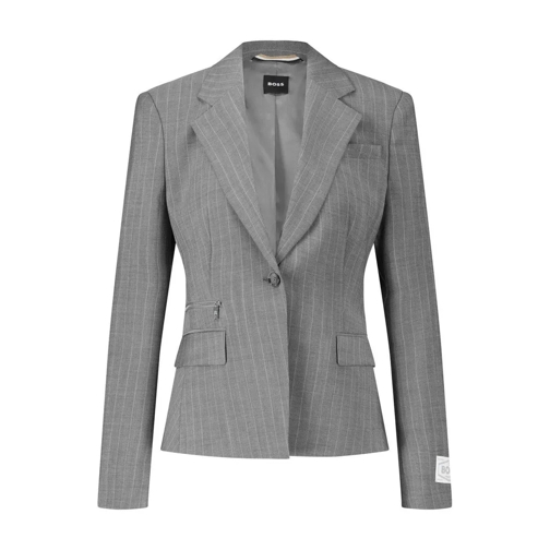 Boss Blazer Janerani mit Nadelstreifen Grau 