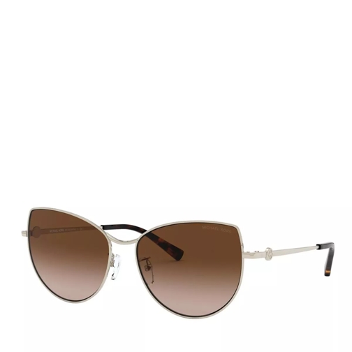 Michael Kors Women Sunglasses Sport Luxe Chic 0MK1062 Light Gold Occhiali da sole