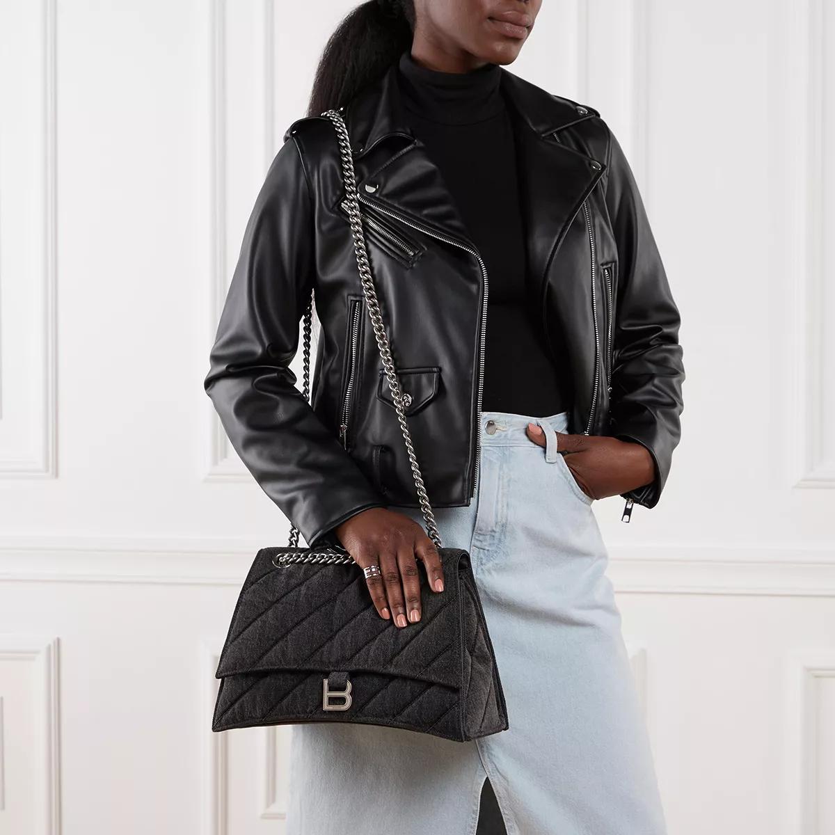Balenciaga Crossbody bags Medium Crush Shoulder Bag in grijs