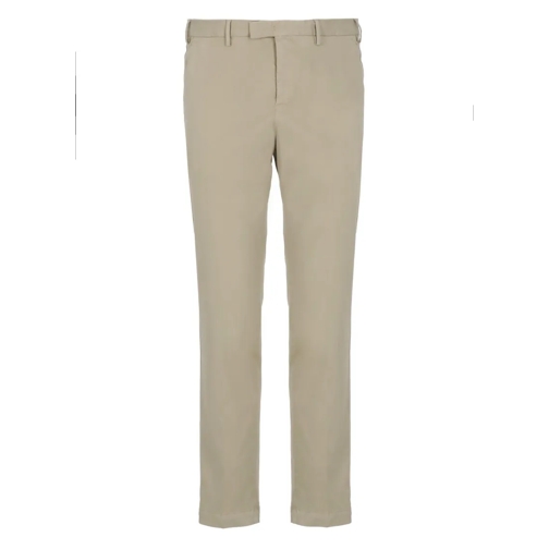 Pt Torino Cotton Trousers Neutrals 