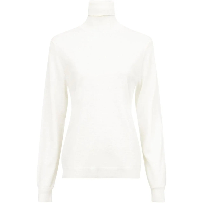 Maison Margiela T-Shirt Maison Margiela Roll-neck Wool Sweater weiß