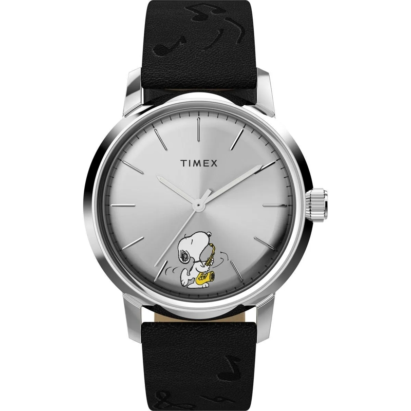 Timex Automatikuhr Automatische Uhr Marlin® Automatic X Peanuts Saxop schwarz