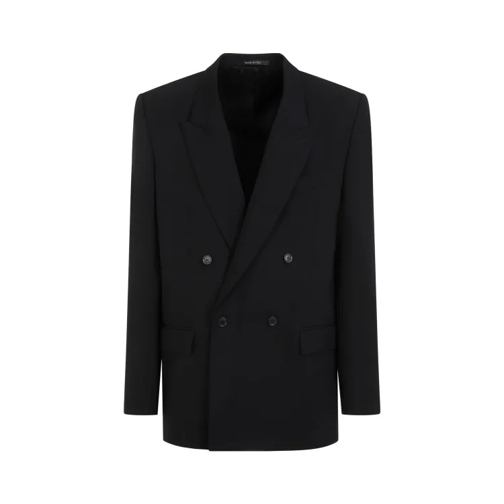 Balenciaga Black Wool Regular Jacket Black Blazer