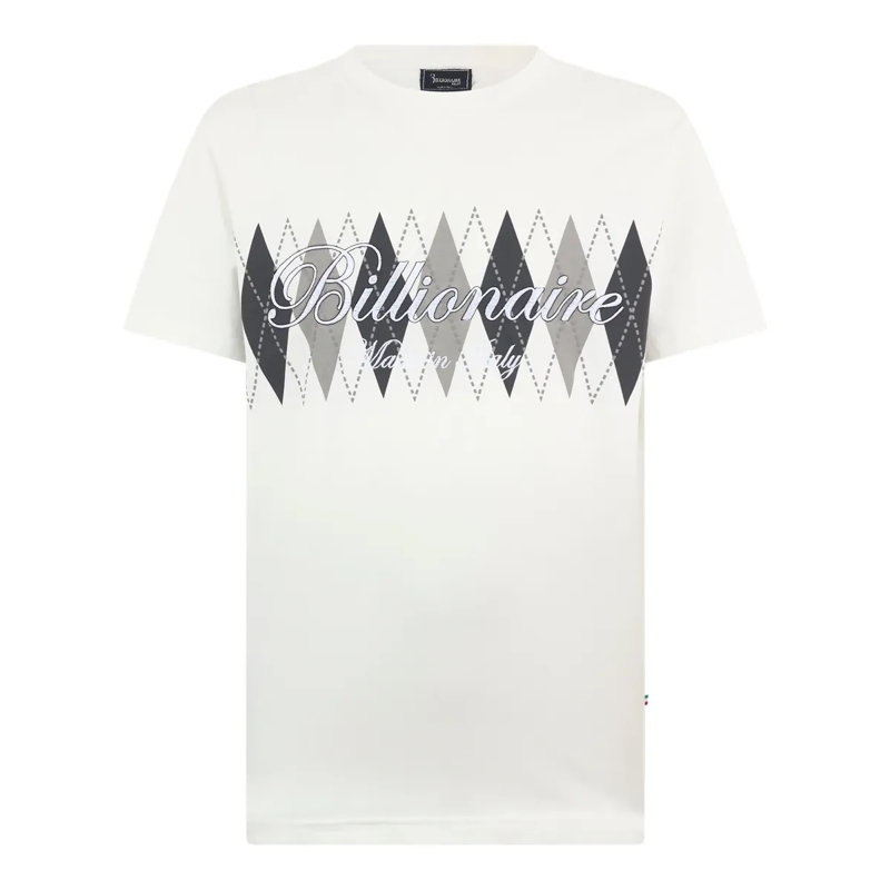 BILLIONAIRE T-Shirt T-Shirt Rundhalsausschnitt Ss weiss