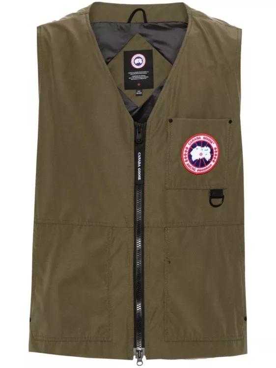 Canada Goose - V-Neck Gilet - Größe S - green