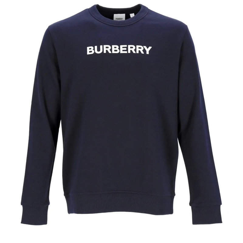 Burberry  Blue Logo Sweatshirt Black