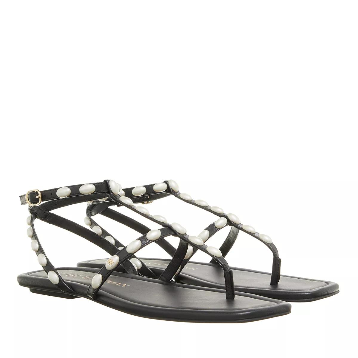 Stuart Weitzman Sandalen & Sandaletten - Pearlita Flat Sandal - Gr. 36 (EU) - in Schwarz - für Damen