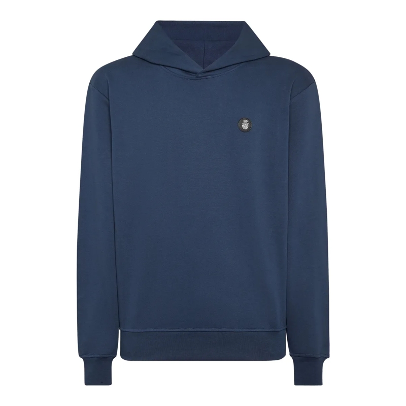 BILLIONAIRE Top Sweatshirt Mit Kapuze dunkel-blau