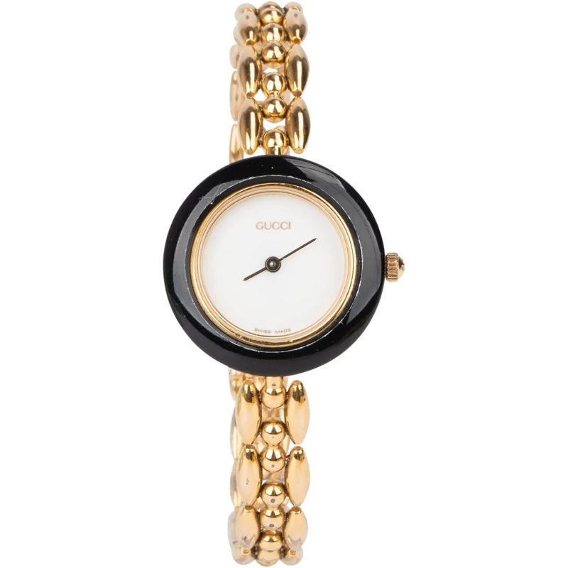 Gucci Chronograph Gucci Gold Tone White Dial 11/12.2 Women Watch gold