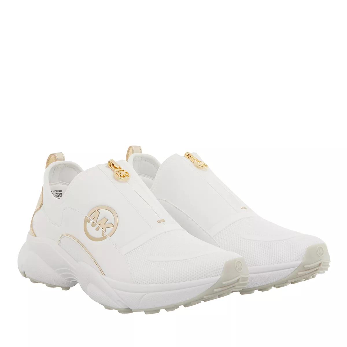 Michael kors women's hot sale white sneakers