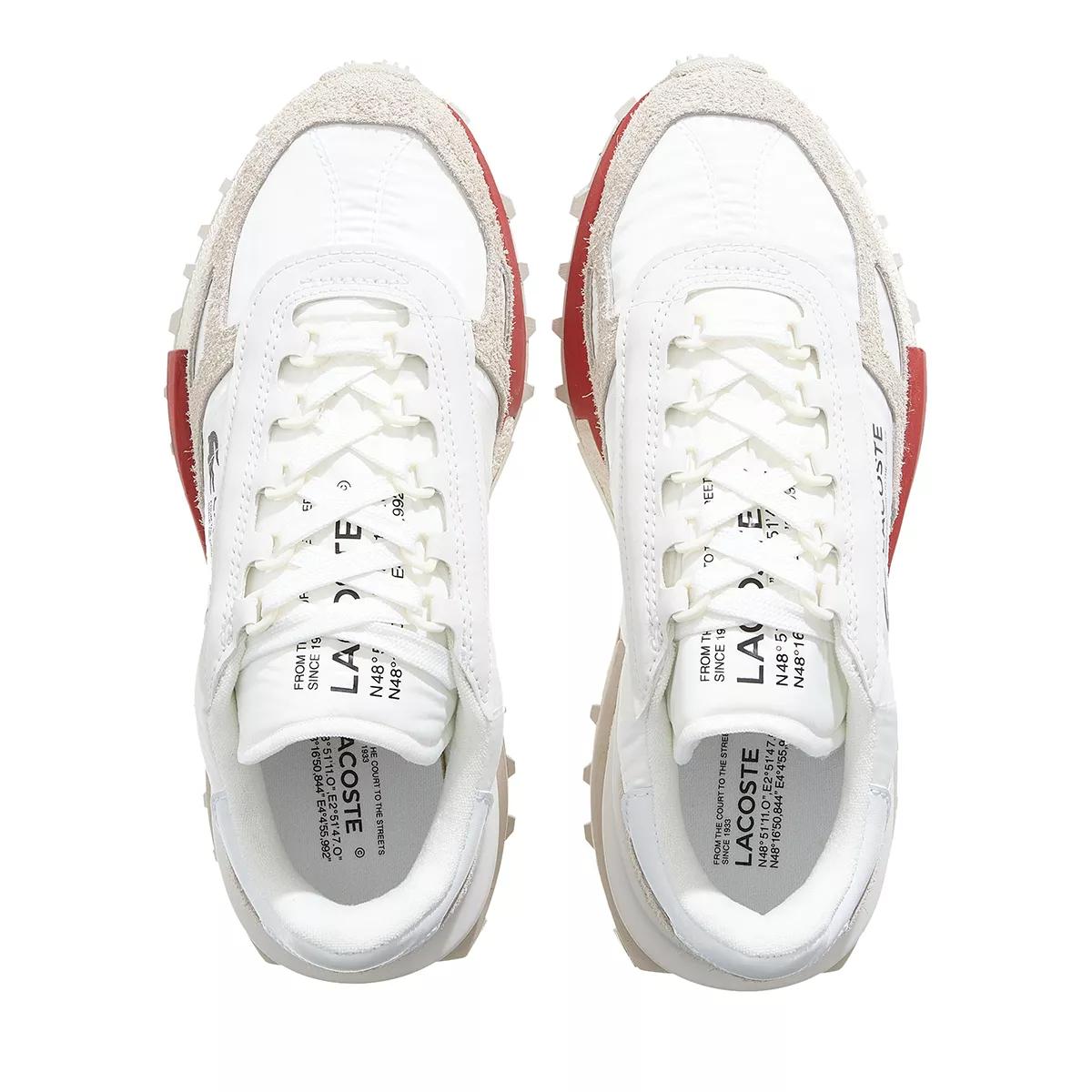 Lacoste Elite Active 223 1 Sfa Wht/Red | Low-Top Sneaker | fashionette