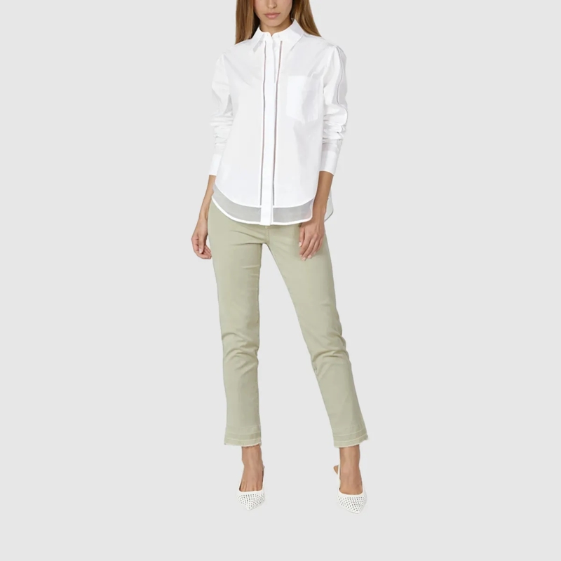 Marc Aurel Bluse Hemdbluse weiss(Image 2)