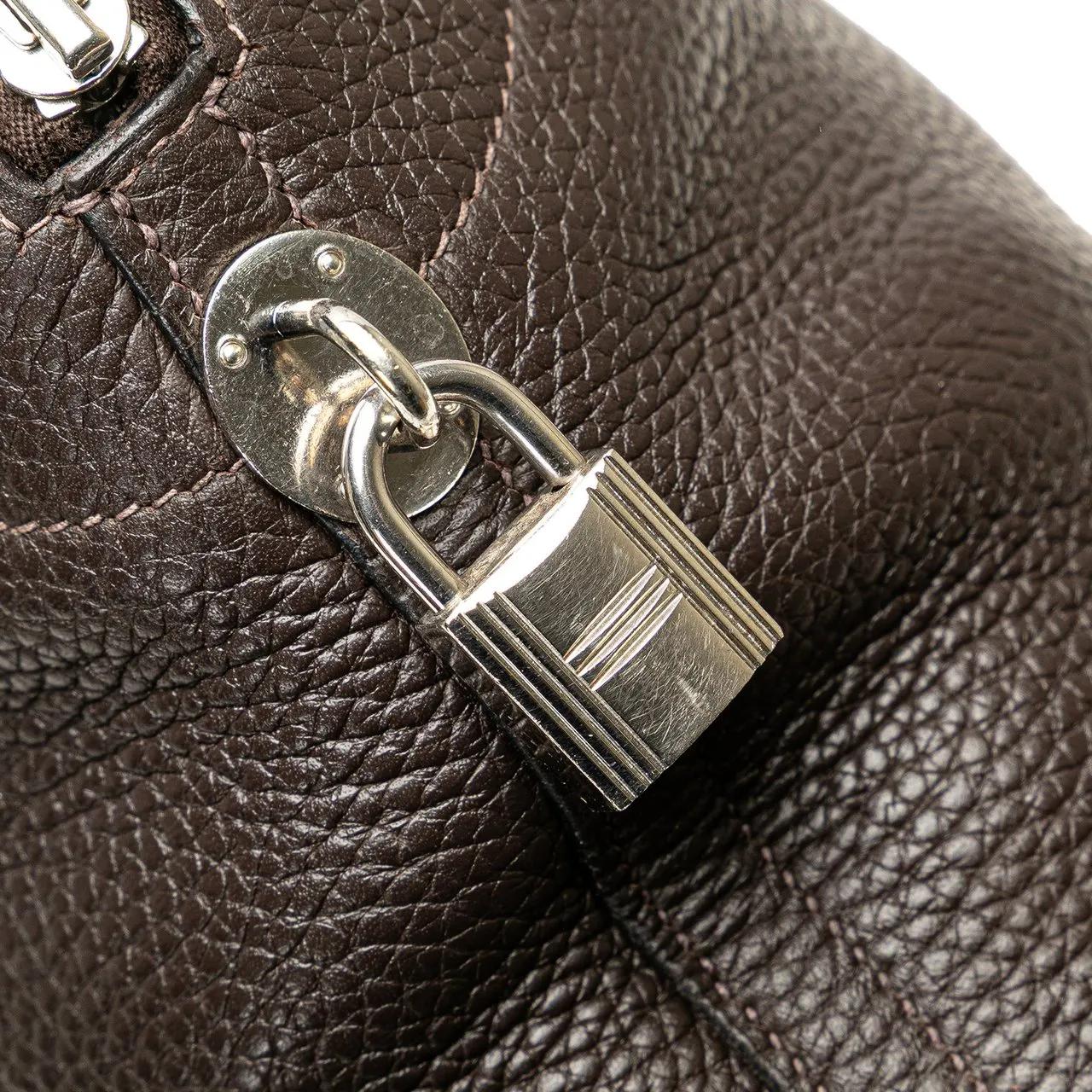 Thumbnail - Hermès Hobo Bags - 2004 Clemence Bolide 35 - Gr. unisize - in Braun - für Damen