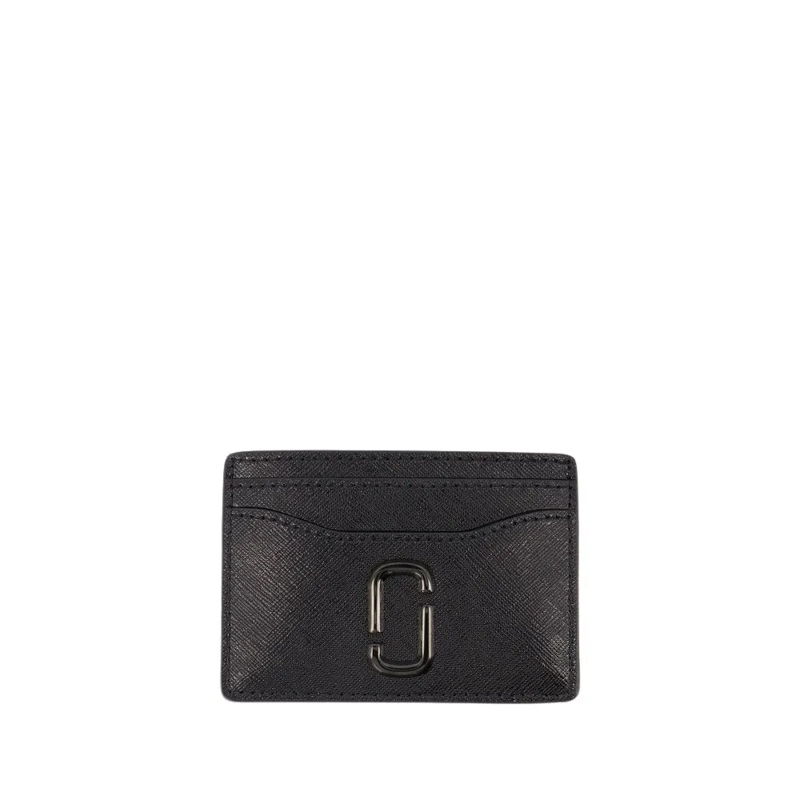 Marc Jacobs Portemonnee Card Holder - Leather - Black Black