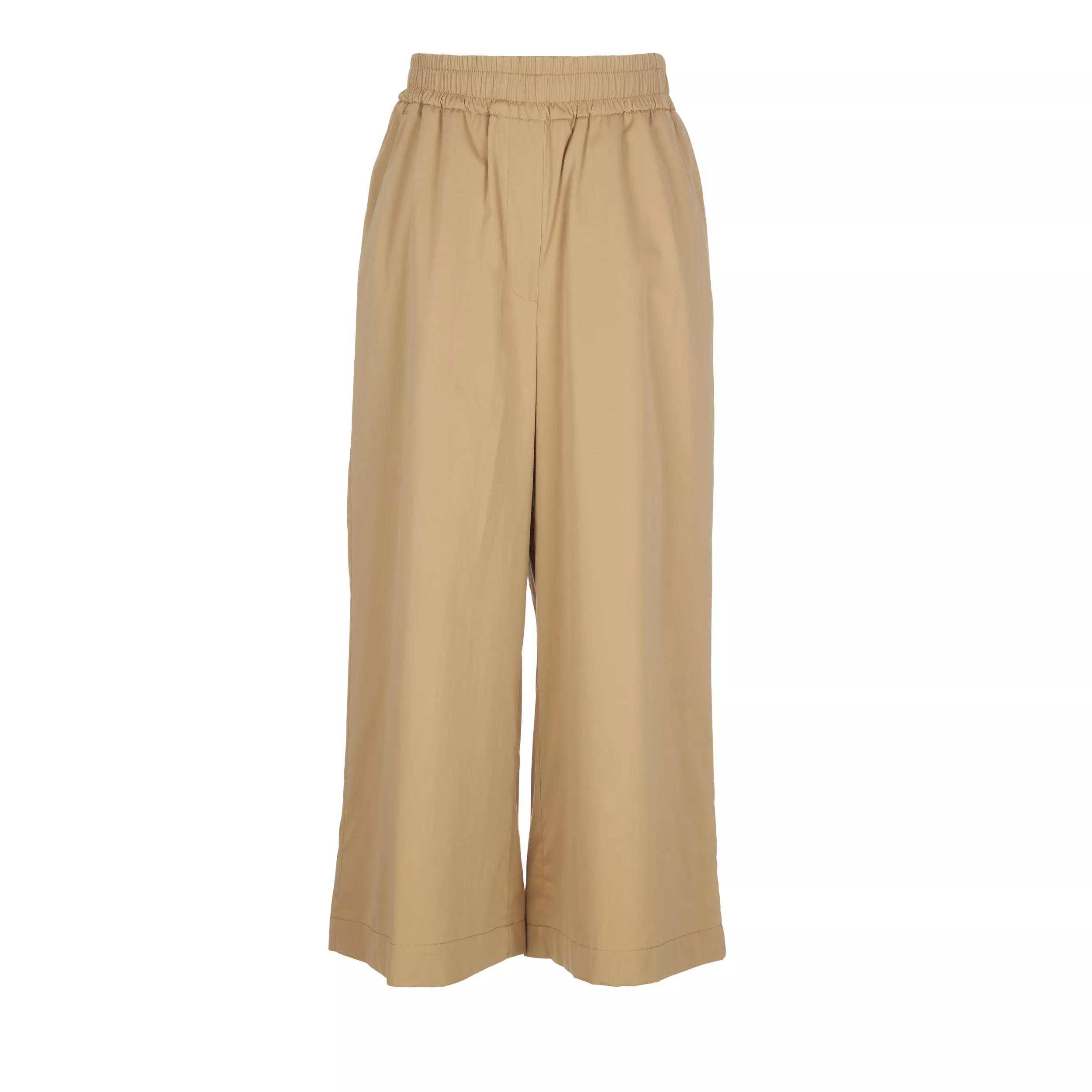 Loewe - Hose Cropped - Größe 40 - beige