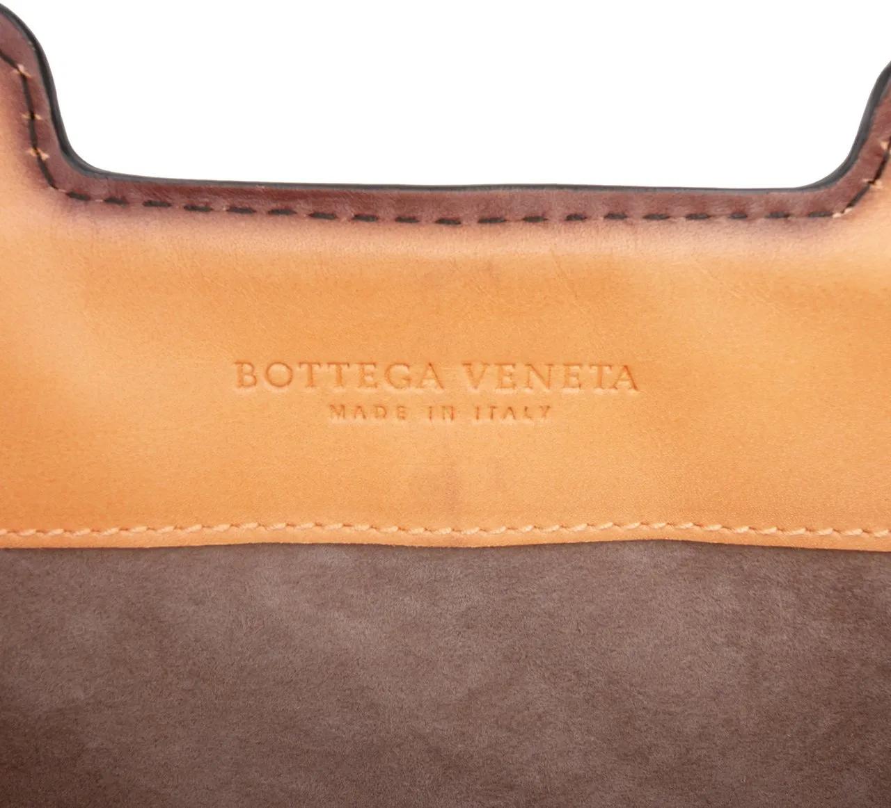 Thumbnail - Bottega Veneta Shopper - Calfskin Intreccio Border Sphere Tote - Gr. unisize - in Orange - für Damen