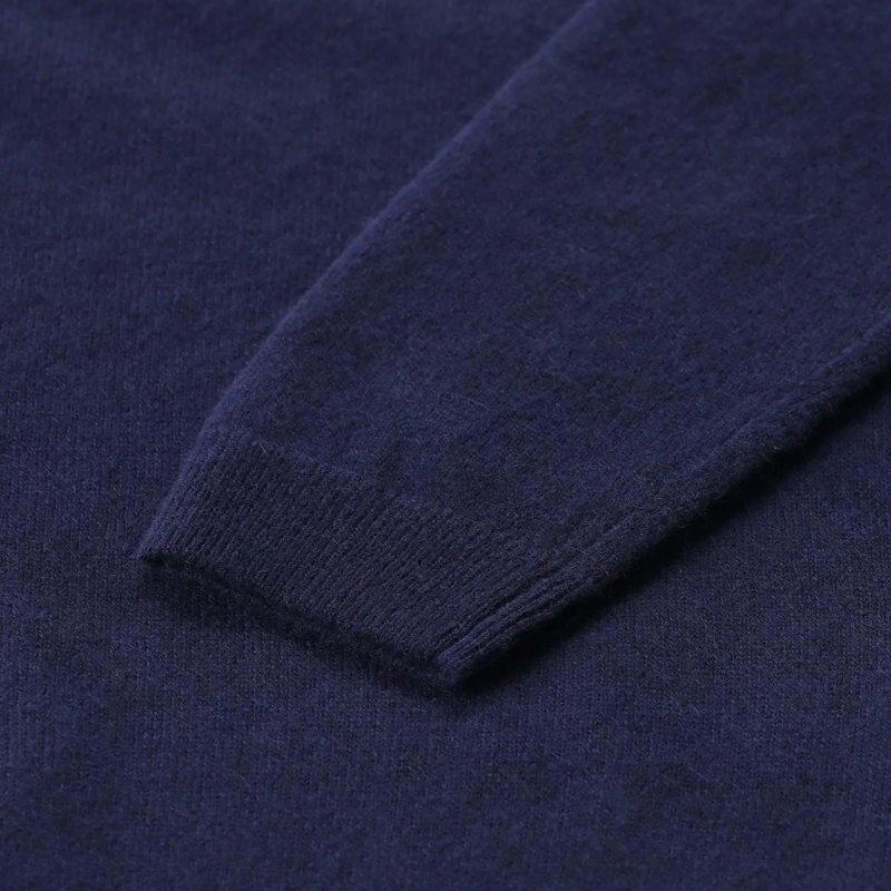 Iris von Arnim Pullover Pullover Amiro aus Kaschmir-Seiden-Mix blau(Image 5)