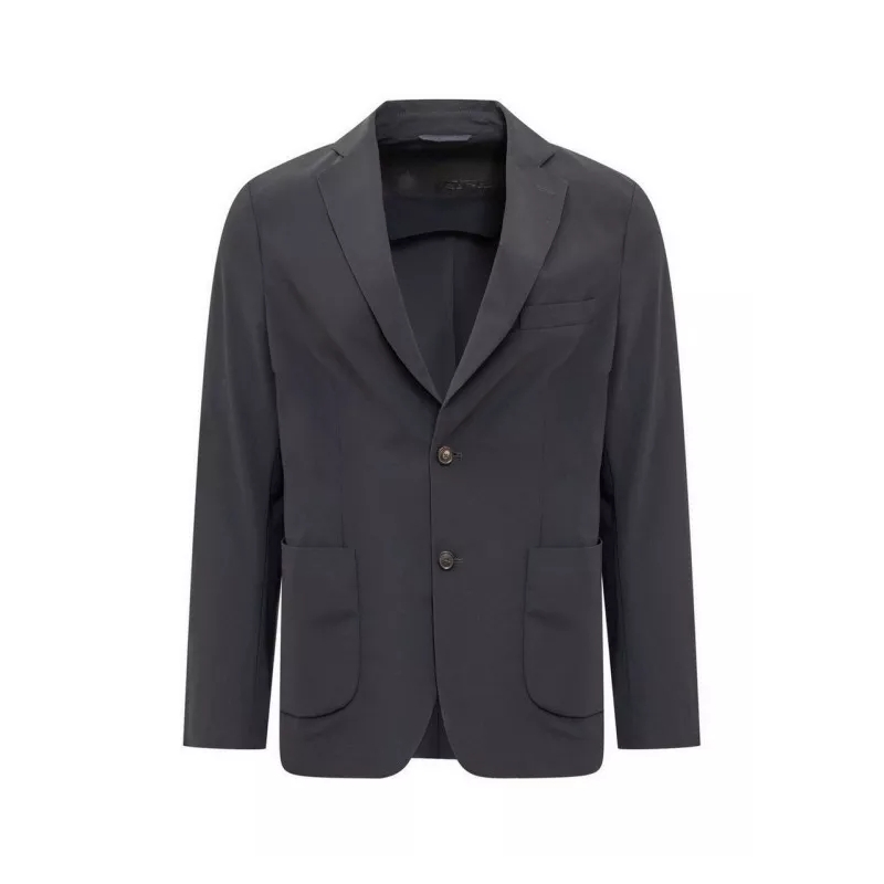 Tagliatore  Black Single-Breasted Jacket Black