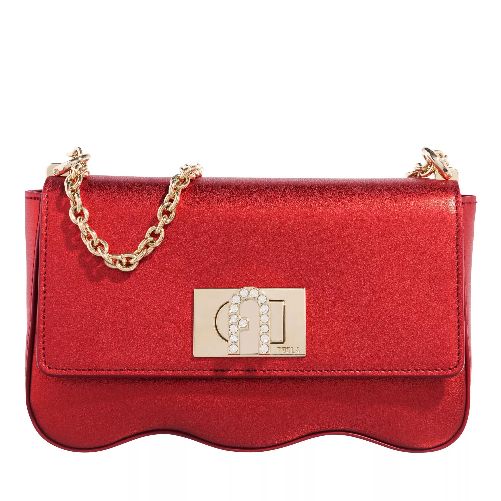 Furla Crossbody Bags - Furla 1927 Mini Crossbody Wave - Gr. unisize - in Rot - für Damen