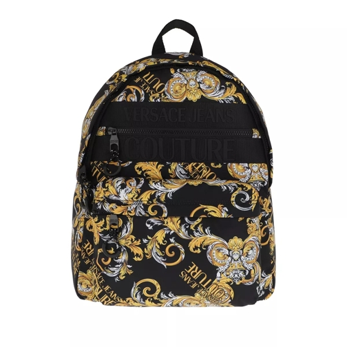 Versace Jeans Couture Unisex Macrologo Backpack Black/Gold Rugzak