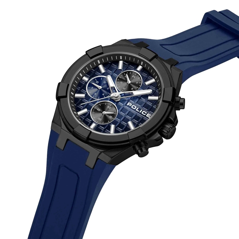 Police Automatikuhr Quarzuhr Guardian blau(Image 2)