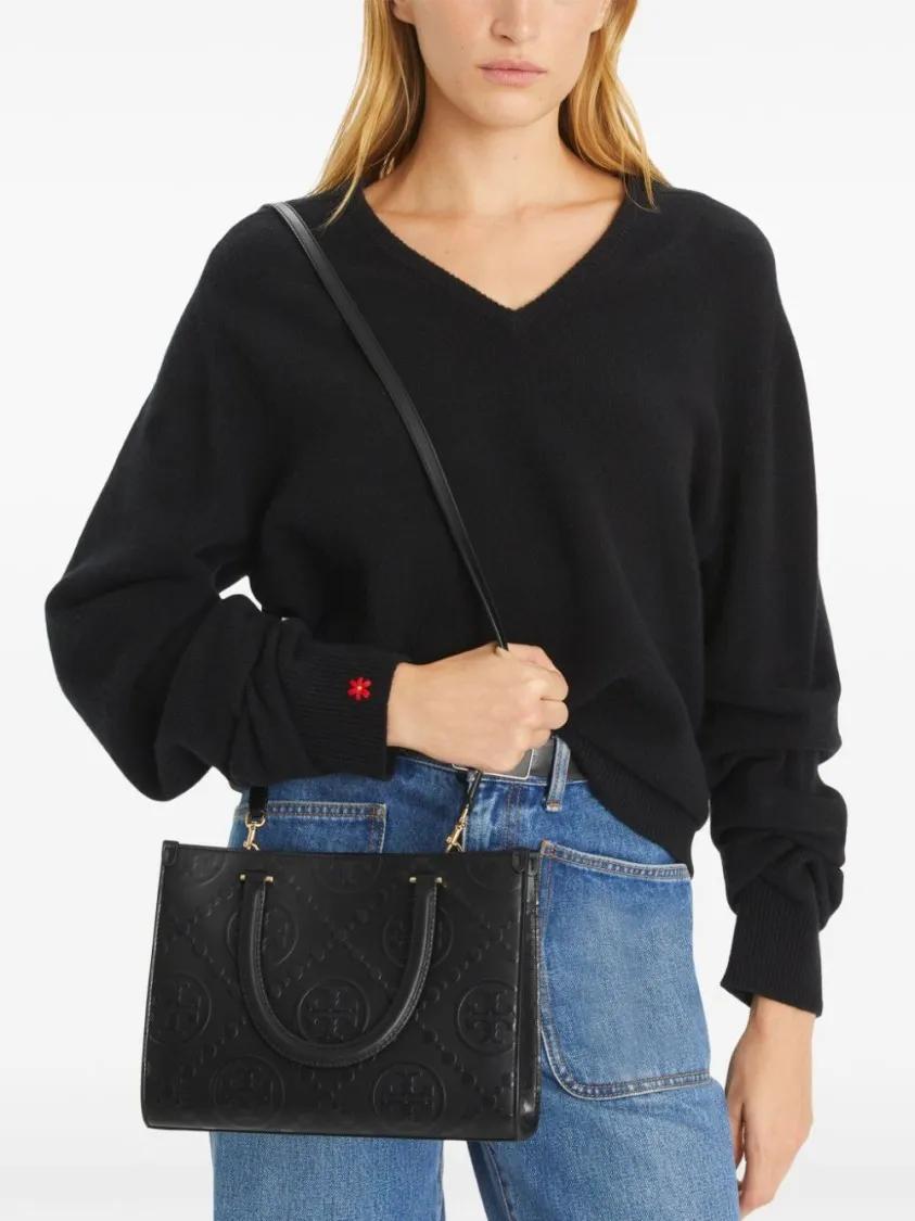 Thumbnail - Tory Burch Hobo Bags - T Monogram Square Bag - Gr. unisize - in Schwarz - für Damen